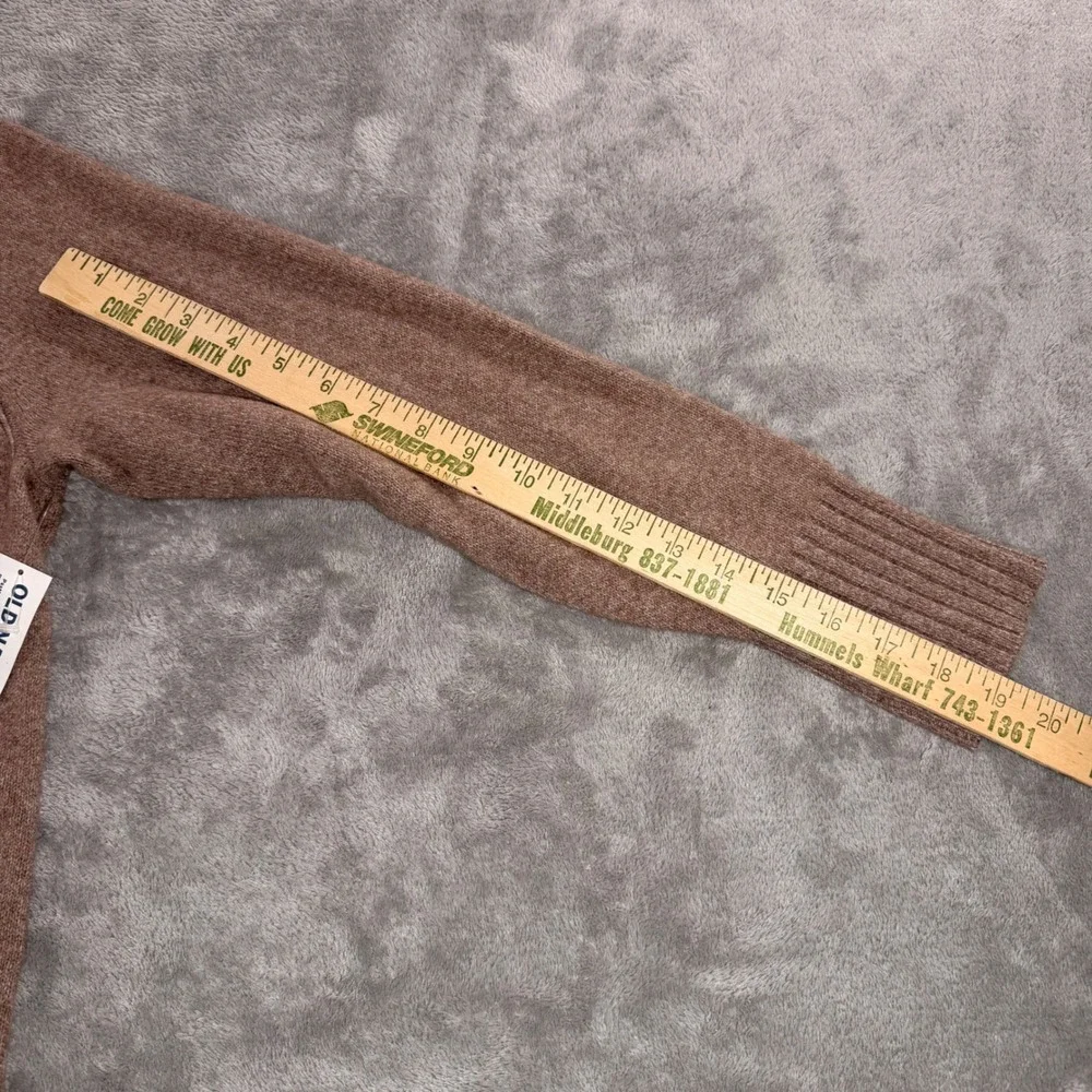 Old Navy SoSoft Turtleneck Women S Brown Driftwood Heat Ribbed Knit Sweater NEW